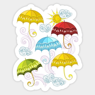 Fairytale Weather Forecast Print Sticker